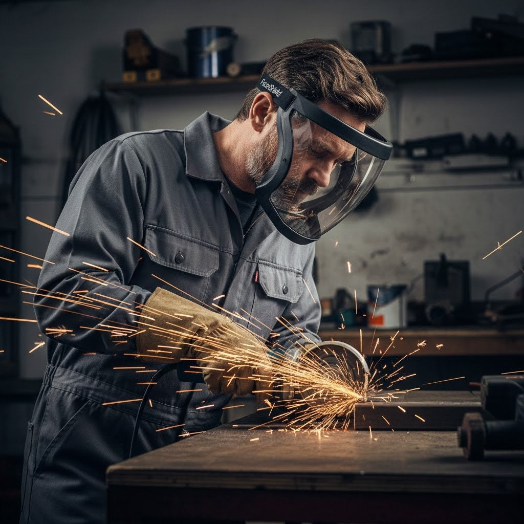 FaceShield Sawdust, Dust and Sparks Protective Mask