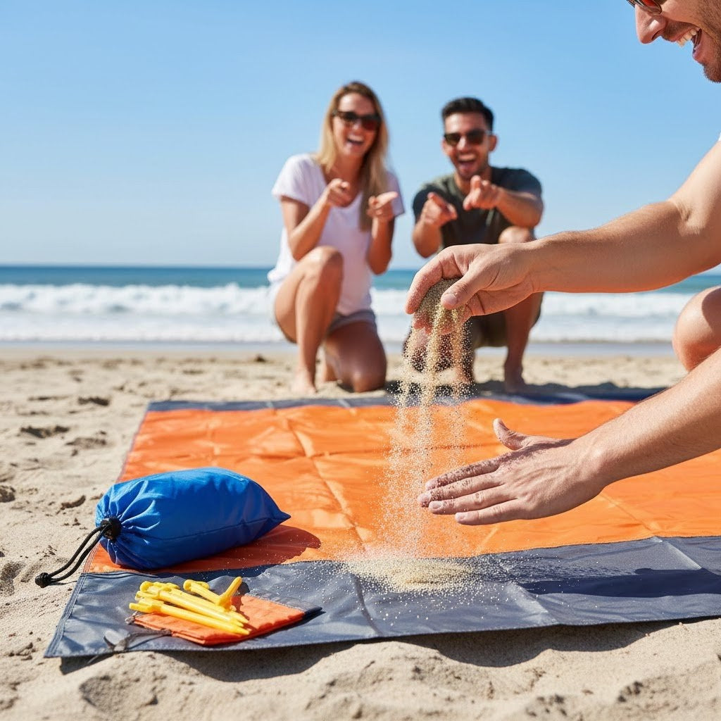 Mr. Beach Beach Sand Mat