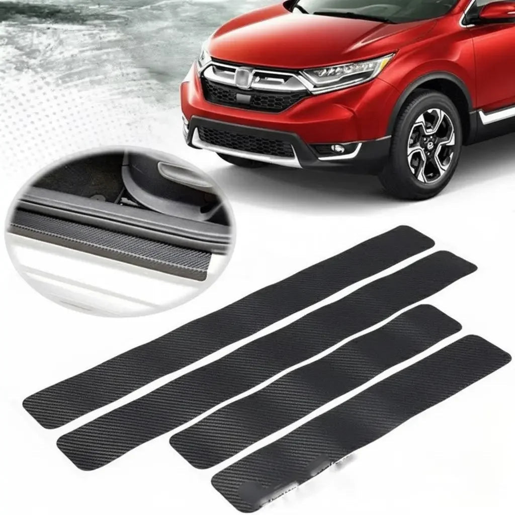Car Door Sill Carbon Adhesive Kit