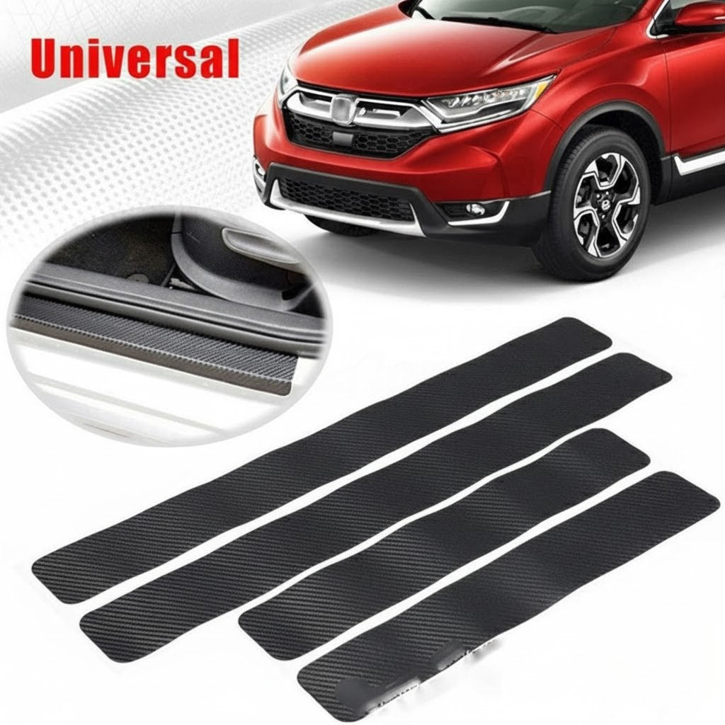 Car Door Sill Carbon Sticker Kit