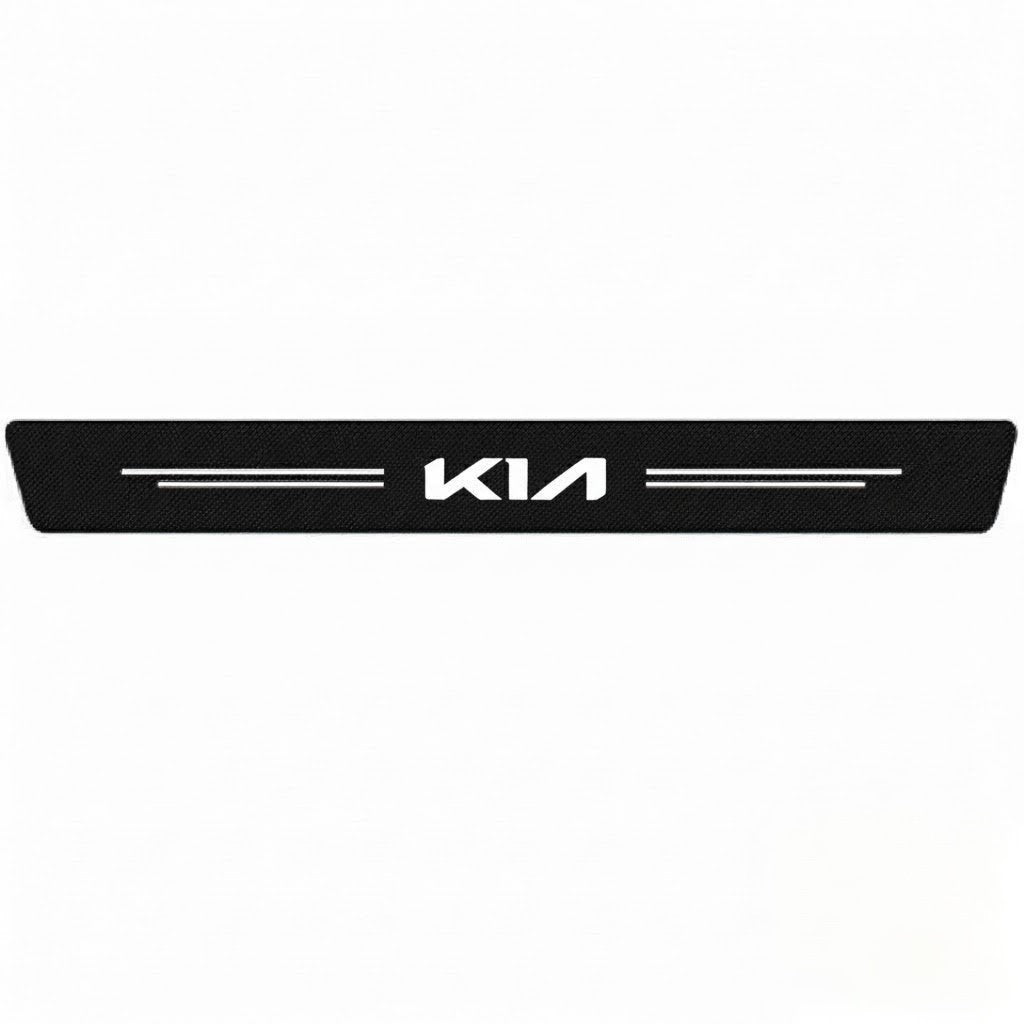 Car Door Sill Carbon Sticker Kit