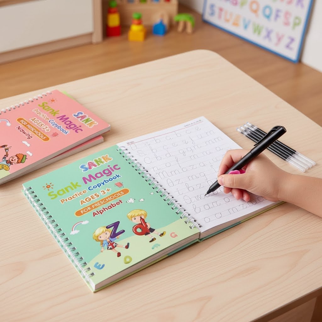 Multi-Language Calligraphy Notebook Set