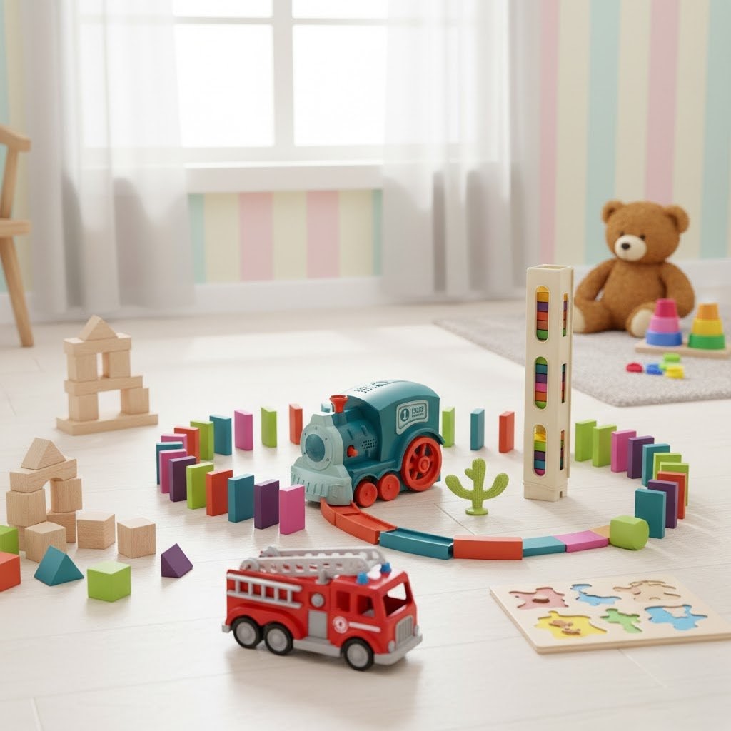 Domino Stacker Train