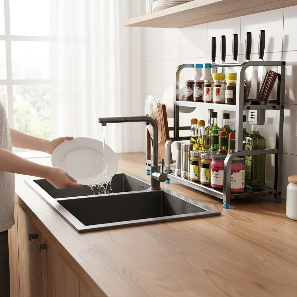 Stainless Steel Kitchen Shelf