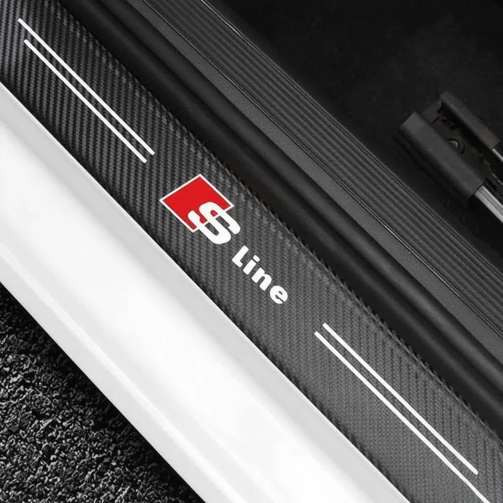 Car Door Sill Carbon Adhesive Kit