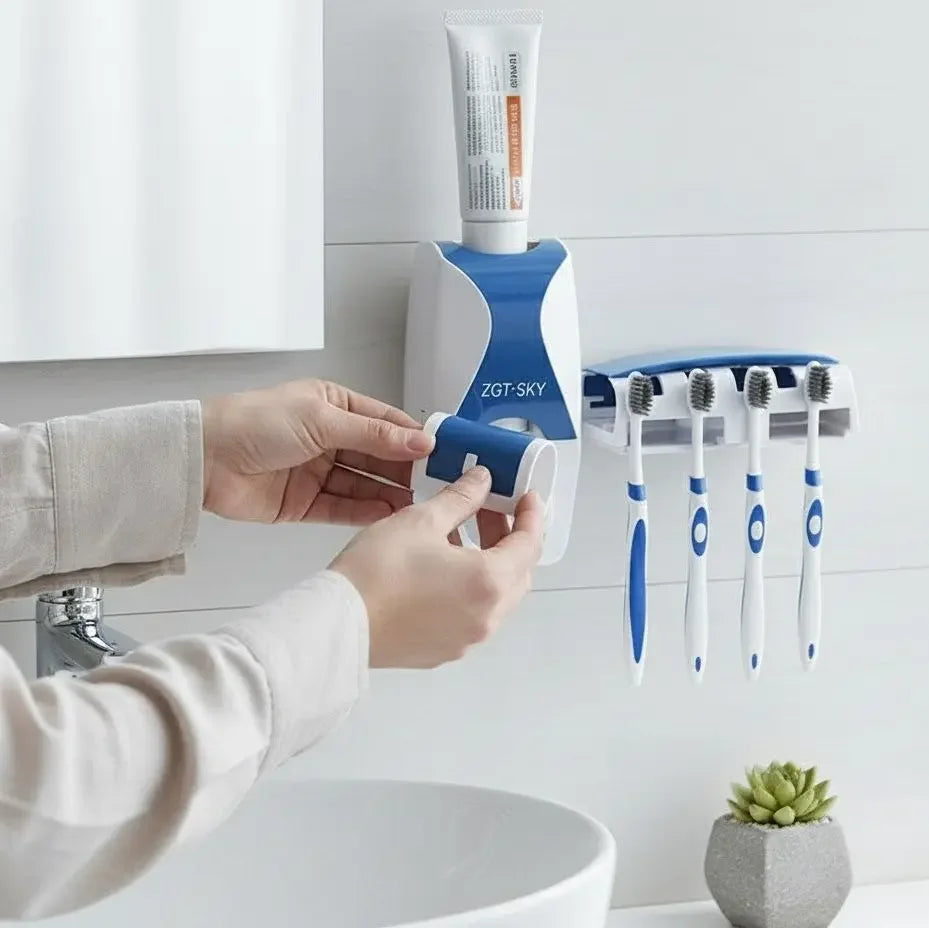 Toothbrush and Toothpaste Holder ZTSKY