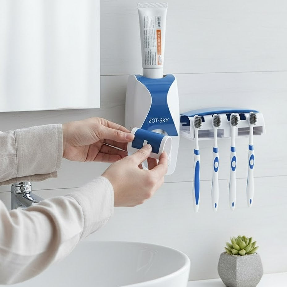 ZTSKY Toothbrush and Toothpaste Holder