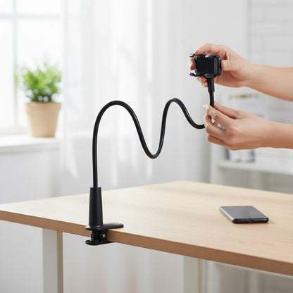 Cell Phone Holder with Bed Extension