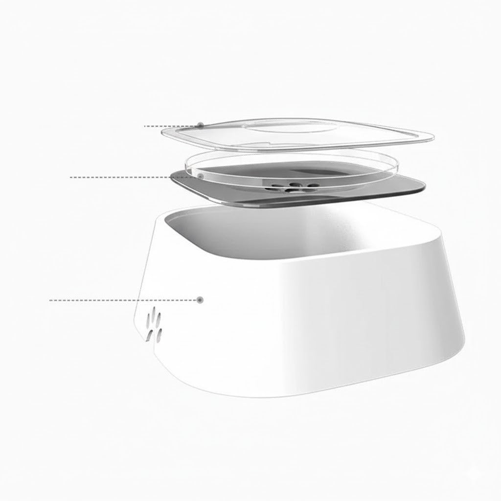 Anti-drip Water Bowl for Dogs and Cats