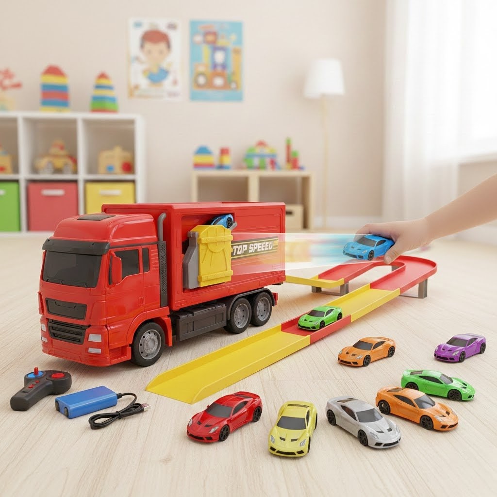 Transformer Truck with Race Track