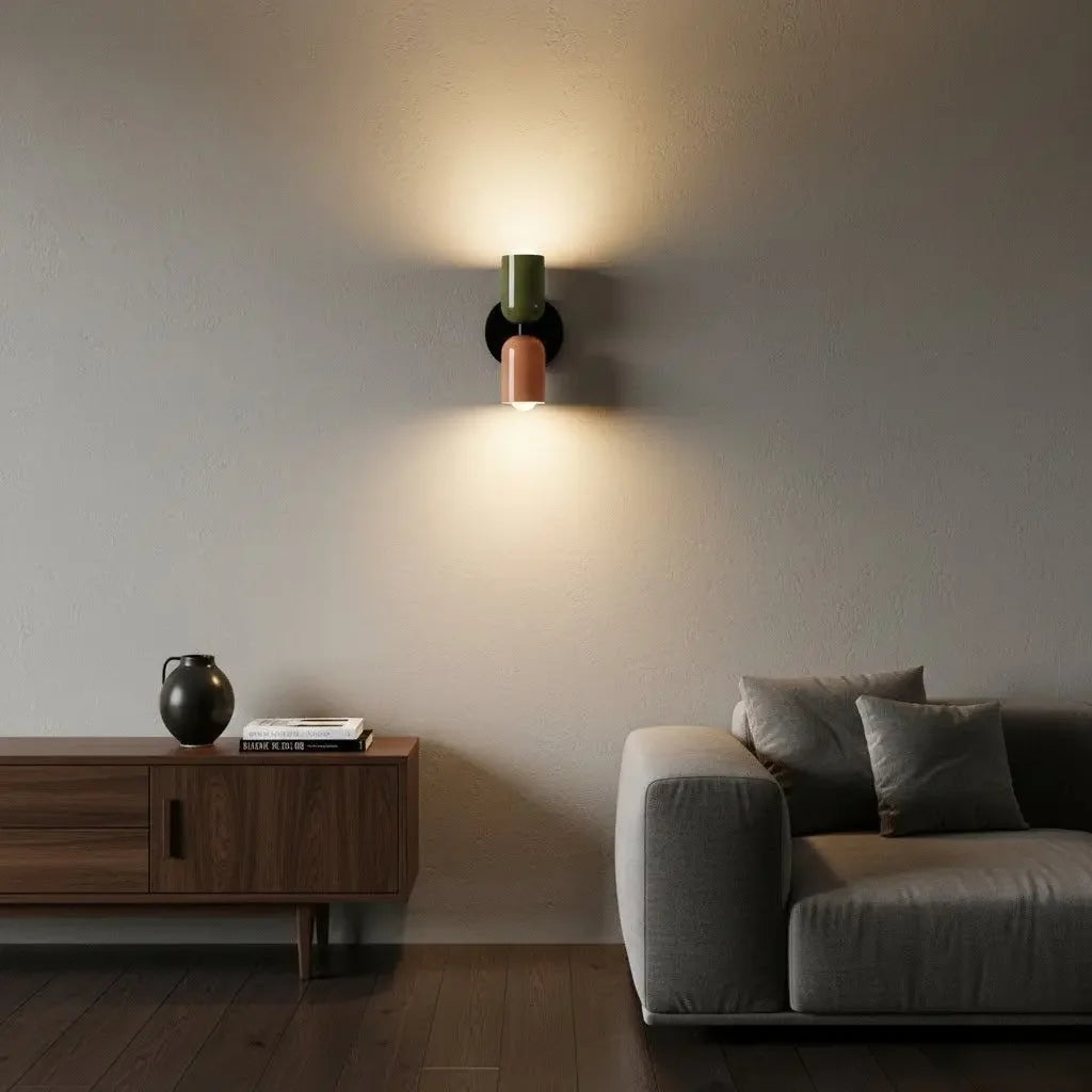 Minimalist Double Wall Sconce Modern Lighting