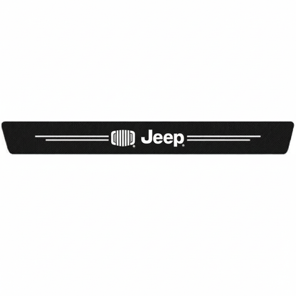 Car Door Sill Carbon Sticker Kit