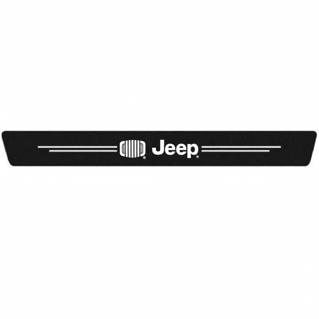 Car Door Sill Carbon Sticker Kit
