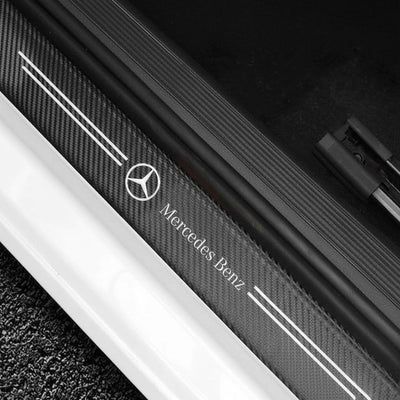 Car Door Sill Carbon Sticker Kit