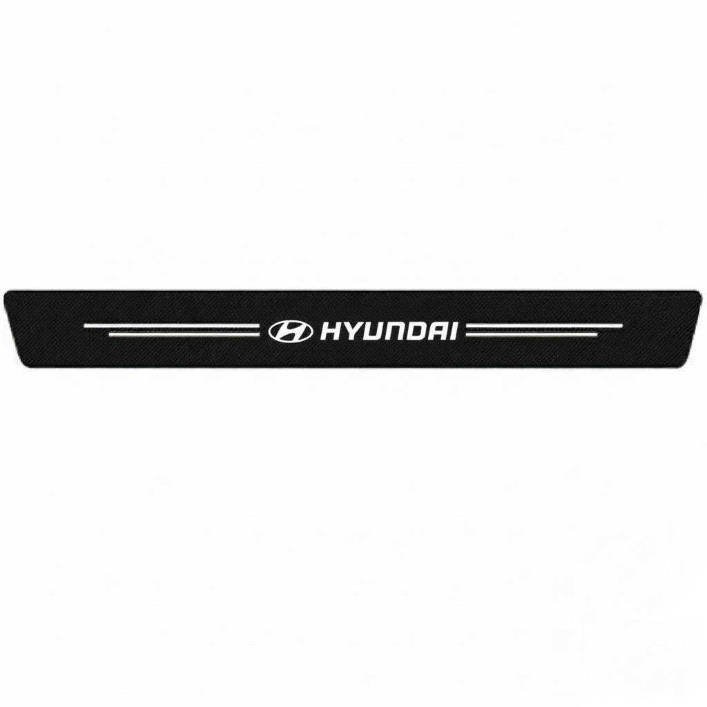 Car Door Sill Carbon Sticker Kit