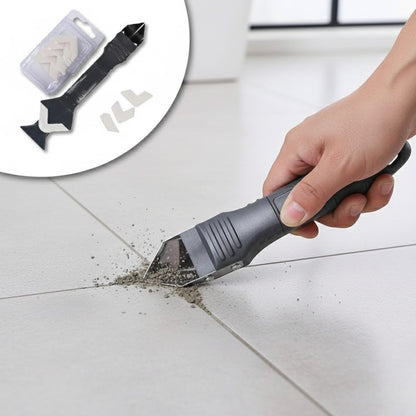 Thind 3 in 1 Multifunctional Silicone, Sealant and Grout Scraper