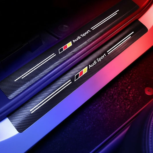 Car Door Sill Carbon Sticker Kit