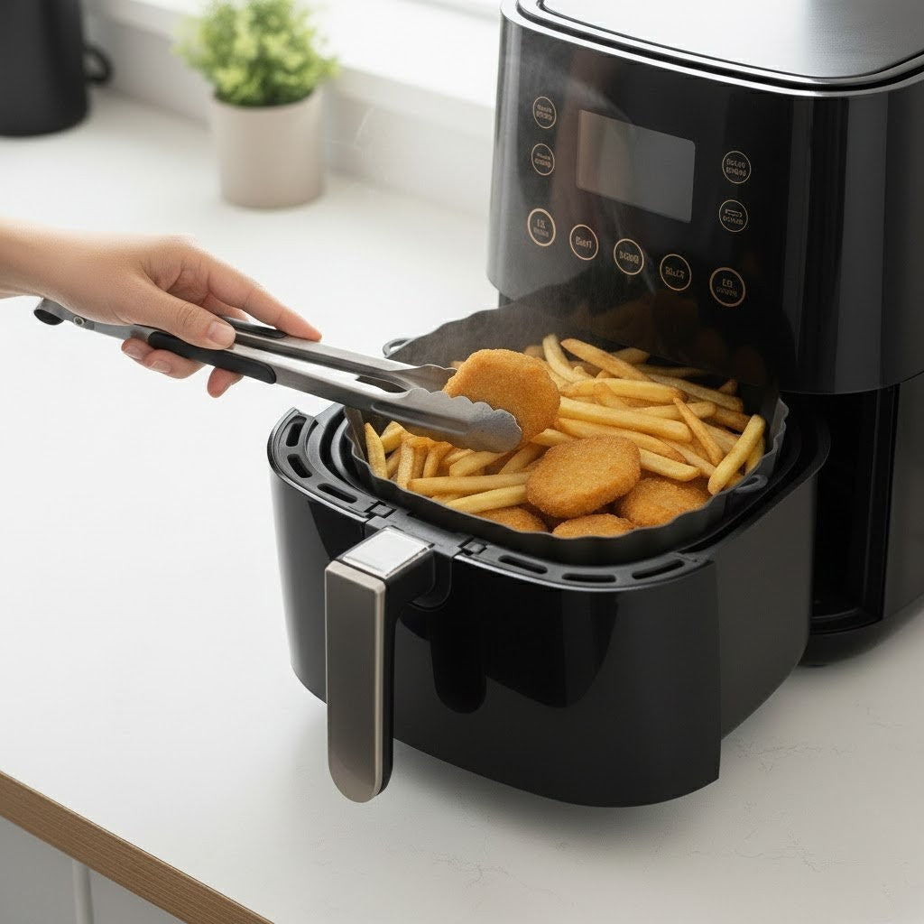 Kit 3 Permanent Silicone Trays for Air Fryer