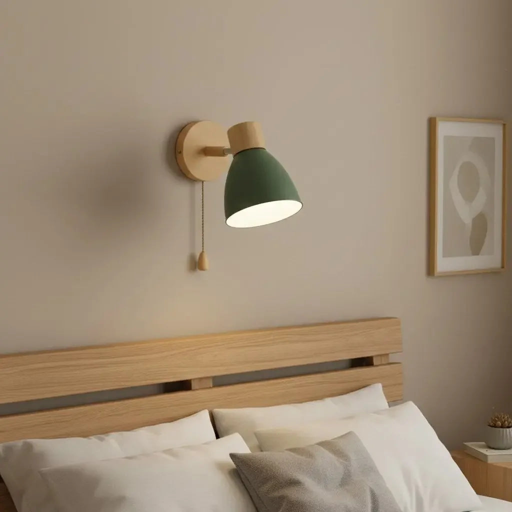 Wooden Wall Light