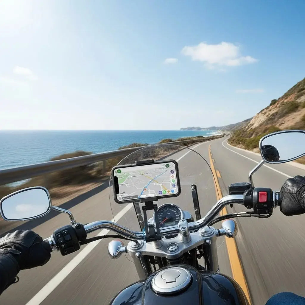 Waterproof Handlebar Mount for Bicycles and Motorcycles