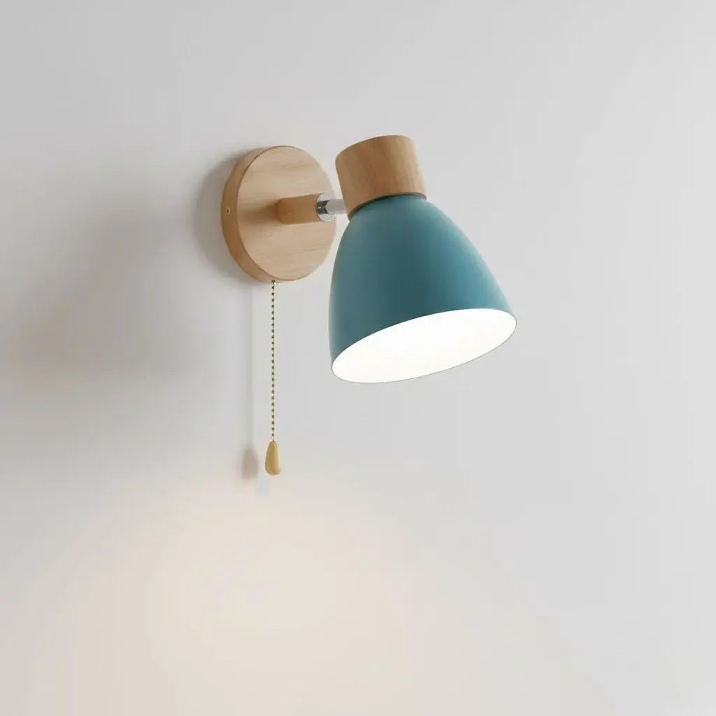Wooden Wall Light