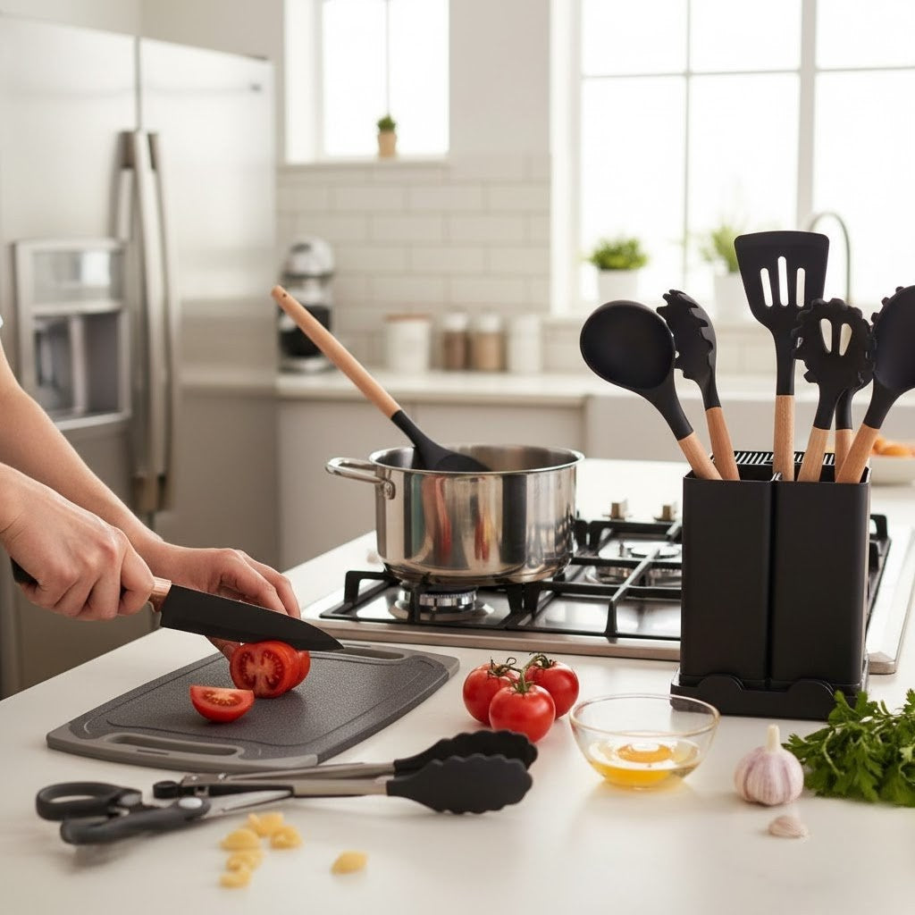 Complete Kitchen Utensils Set Kit 19 Pieces