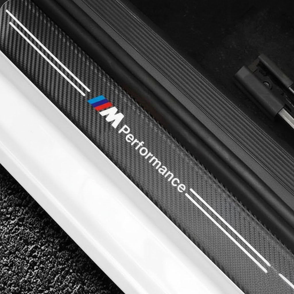 Car Door Sill Carbon Sticker Kit