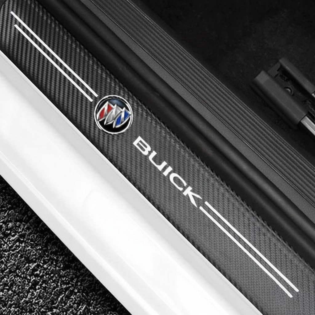 Car Door Sill Carbon Sticker Kit