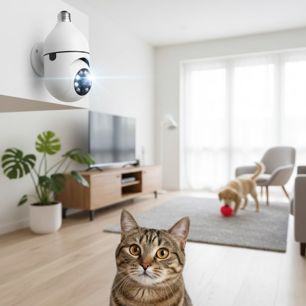 360 Degree Wi-Fi Security Camera Full HD 1080p With Microphone Recorder