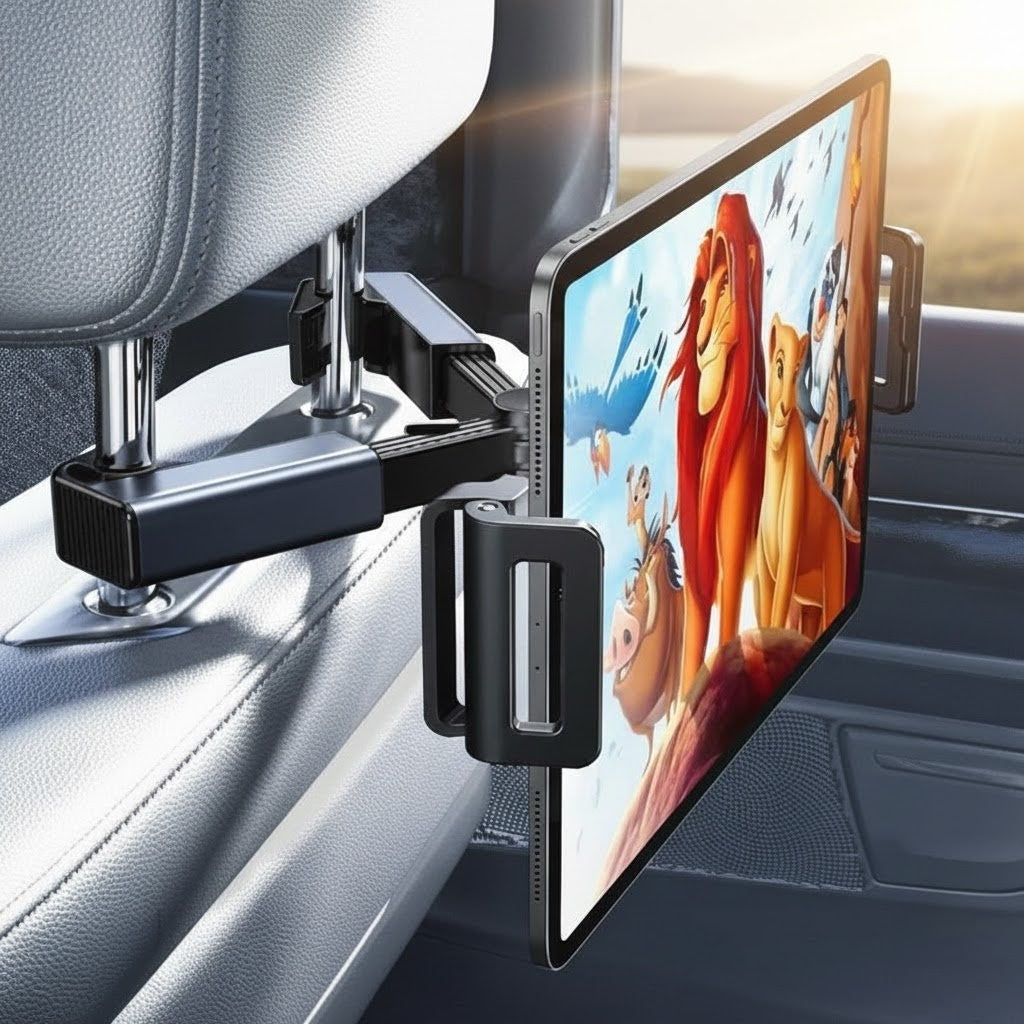 Tablet and Cell Phone Support for the Back Seat
