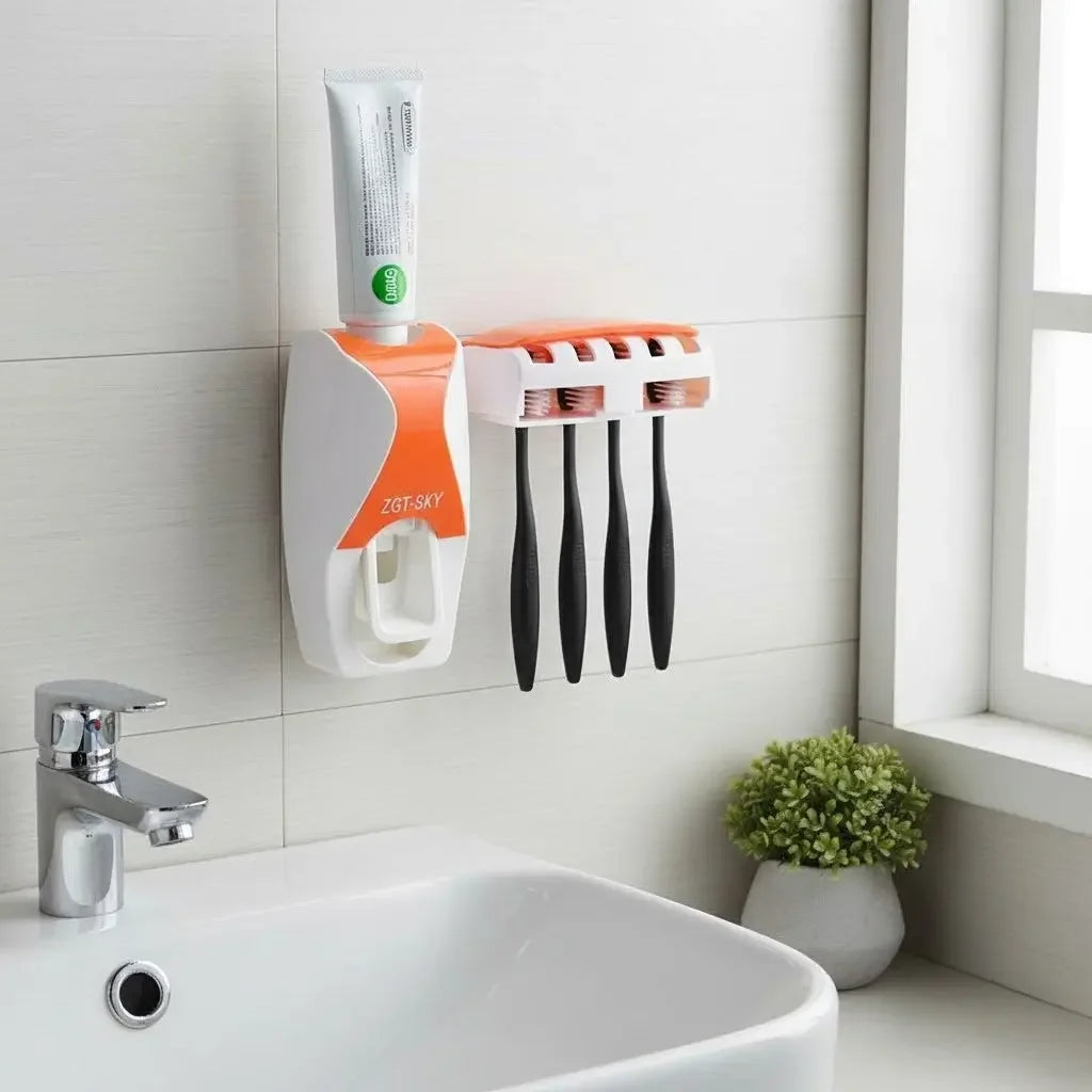 Toothbrush and Toothpaste Holder ZTSKY
