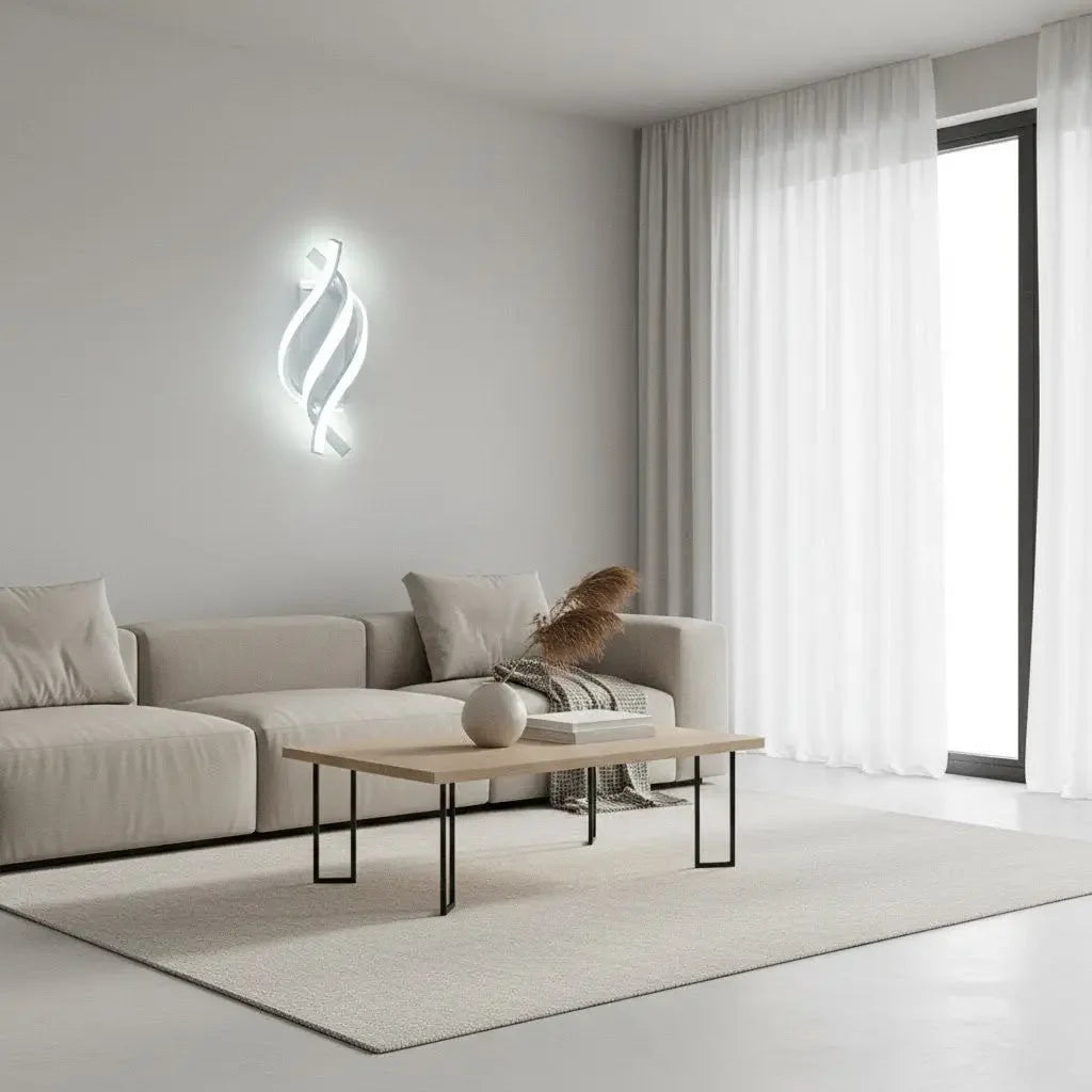 Modern Spiral LED Wall Sconce