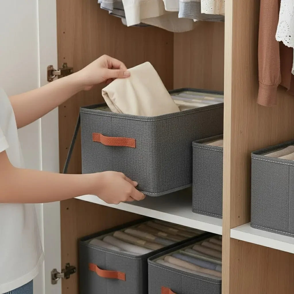 Multifunctional Foldable Wardrobe Organizer Kit Oxford