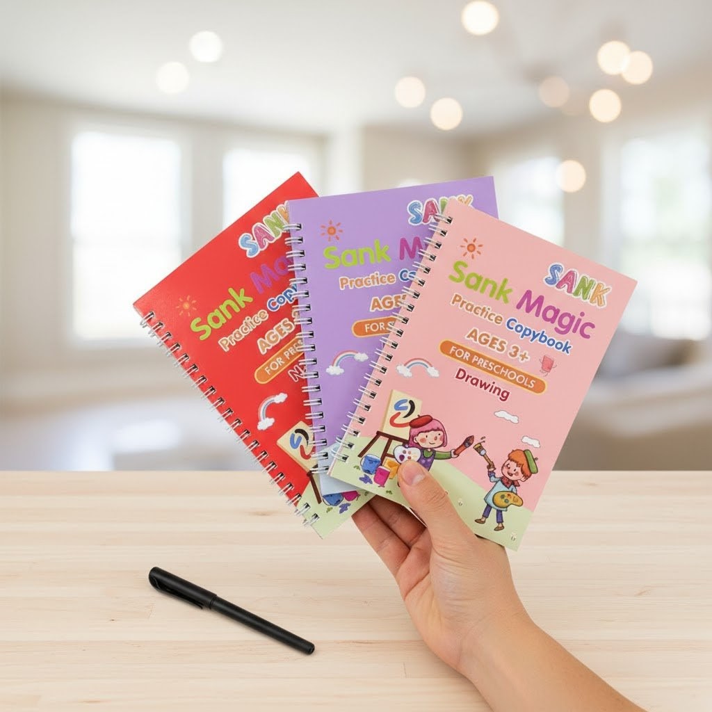 Multi-Language Calligraphy Notebook Set