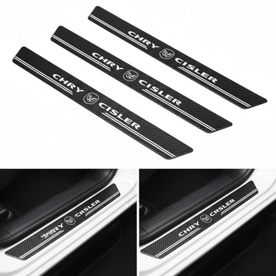 Car Door Sill Carbon Sticker Kit