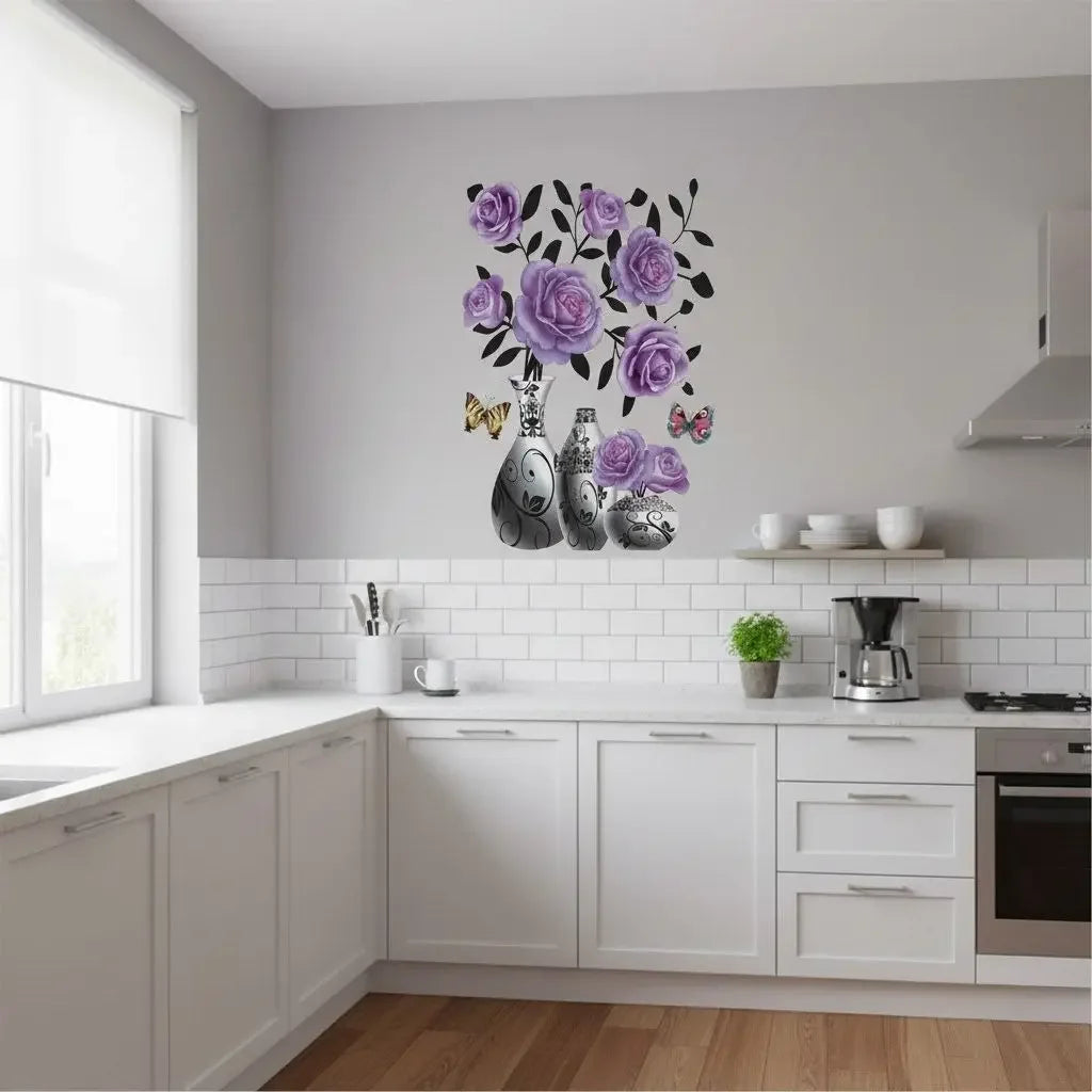 3D Flower Sticker