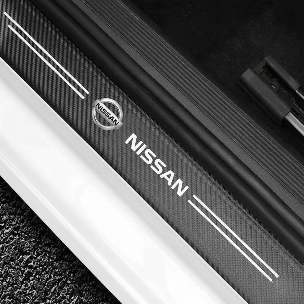 Car Door Sill Carbon Sticker Kit