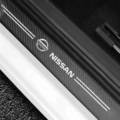 Car Door Sill Carbon Sticker Kit