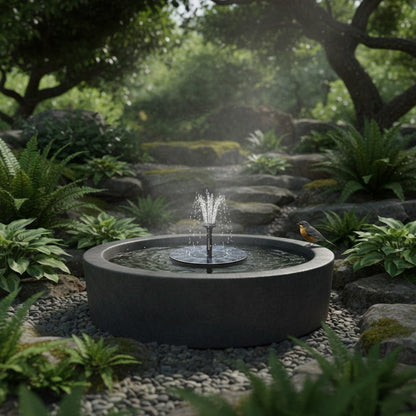 Solary Solar Powered Water Fountain