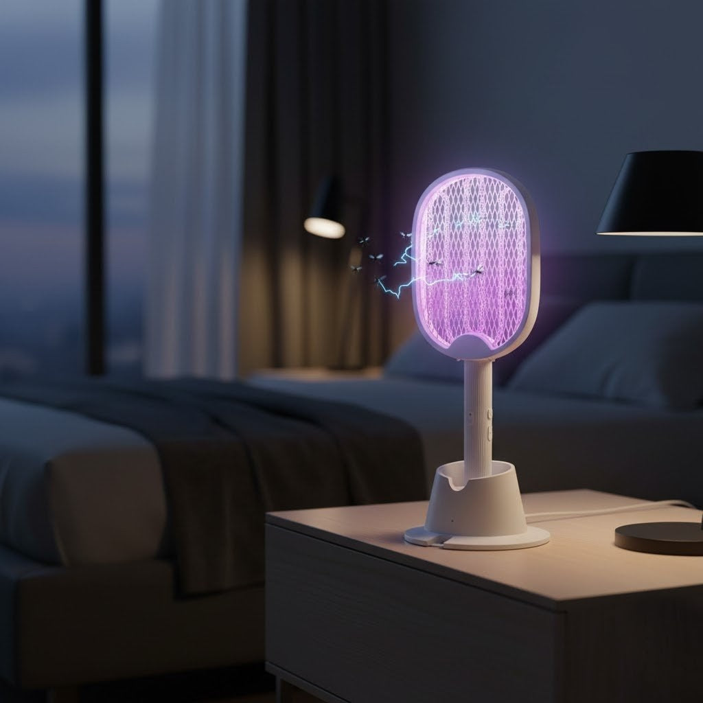 Mosquito Killer Racket with Attractive Ions