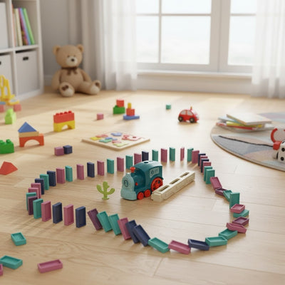 Domino Stacker Train