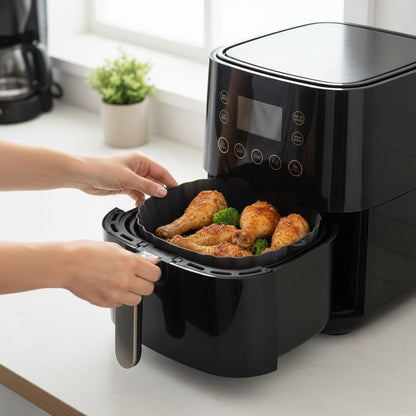 Kit 3 Permanent Silicone Trays for Air Fryer