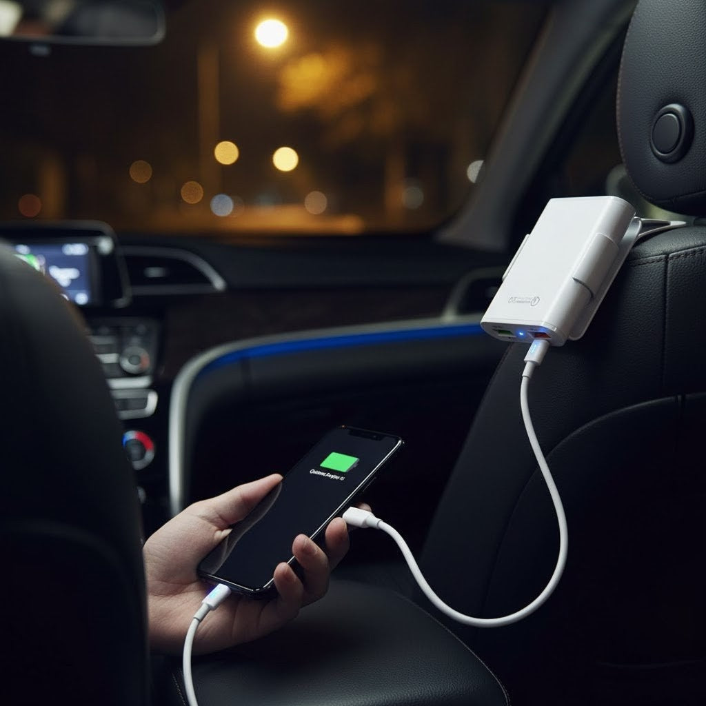 Cell Phone Charger Extension for Cars