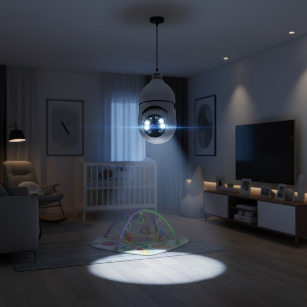 360 Degree Wi-Fi Security Camera Full HD 1080p With Microphone Recorder