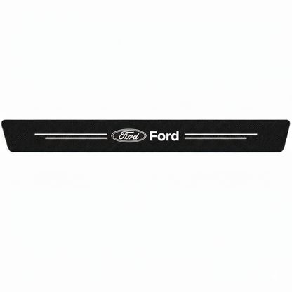 Car Door Sill Carbon Sticker Kit