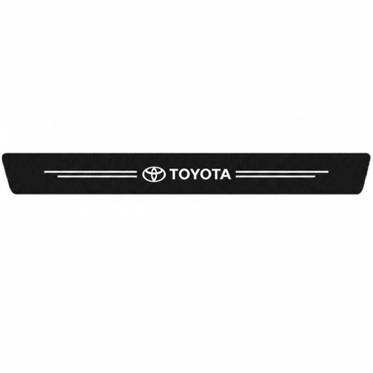 Car Door Sill Carbon Sticker Kit