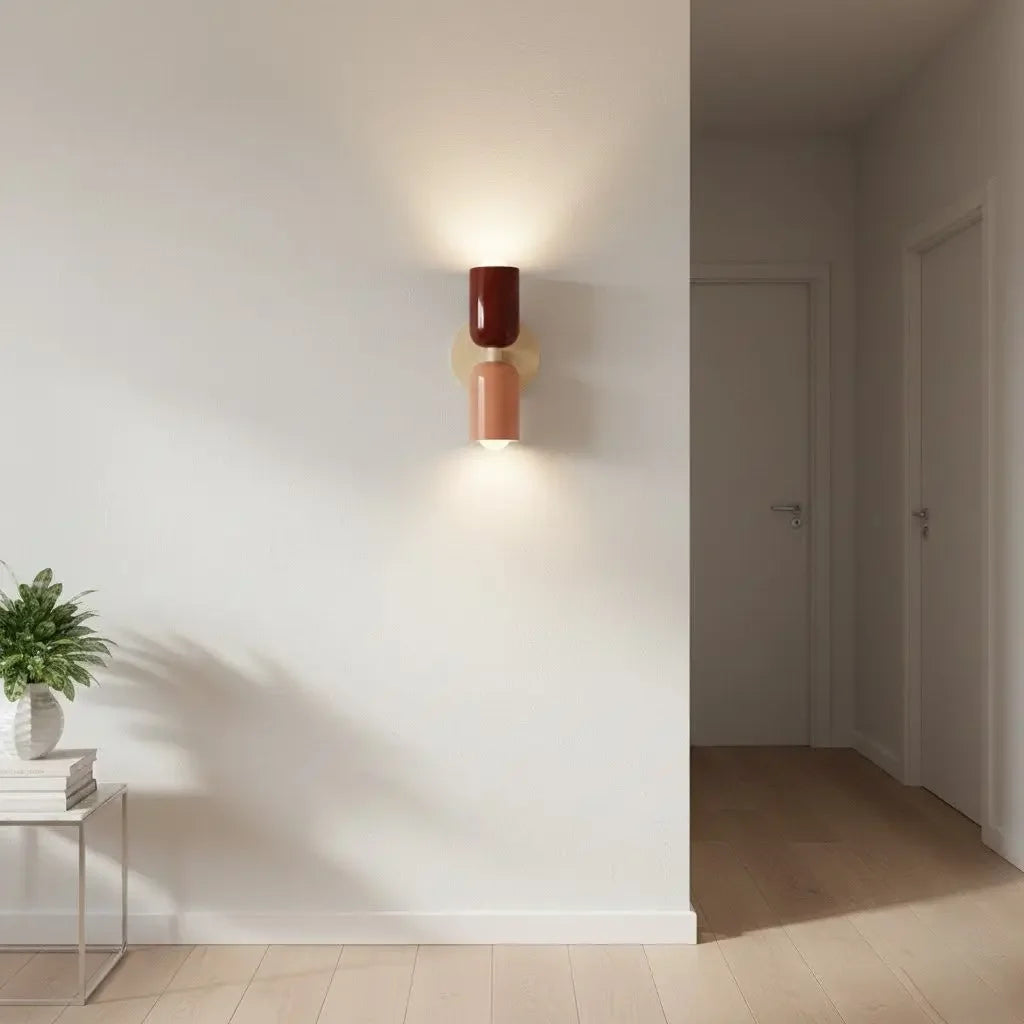 Minimalist Double Wall Sconce Modern Lighting