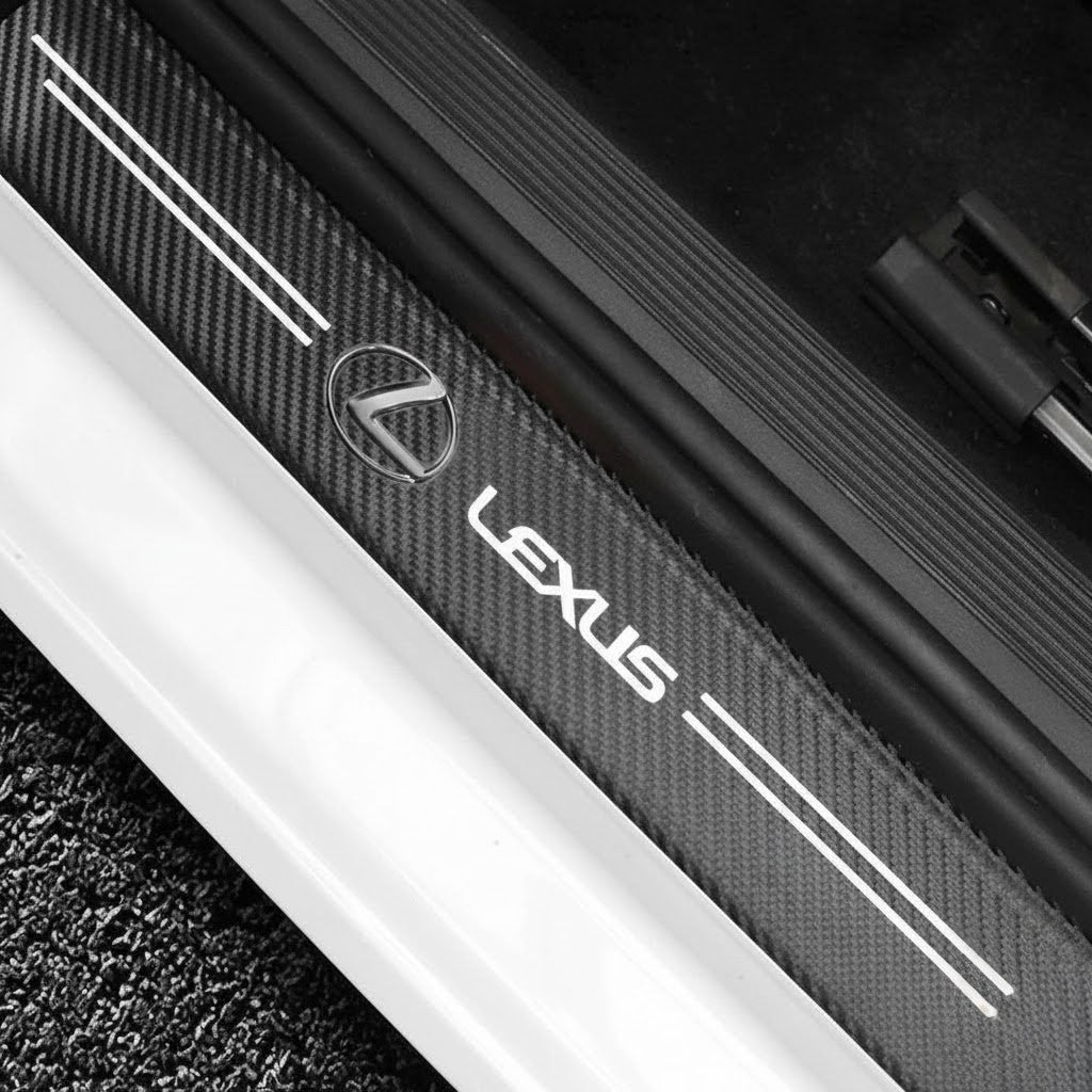 Car Door Sill Carbon Sticker Kit