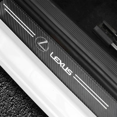 Car Door Sill Carbon Sticker Kit