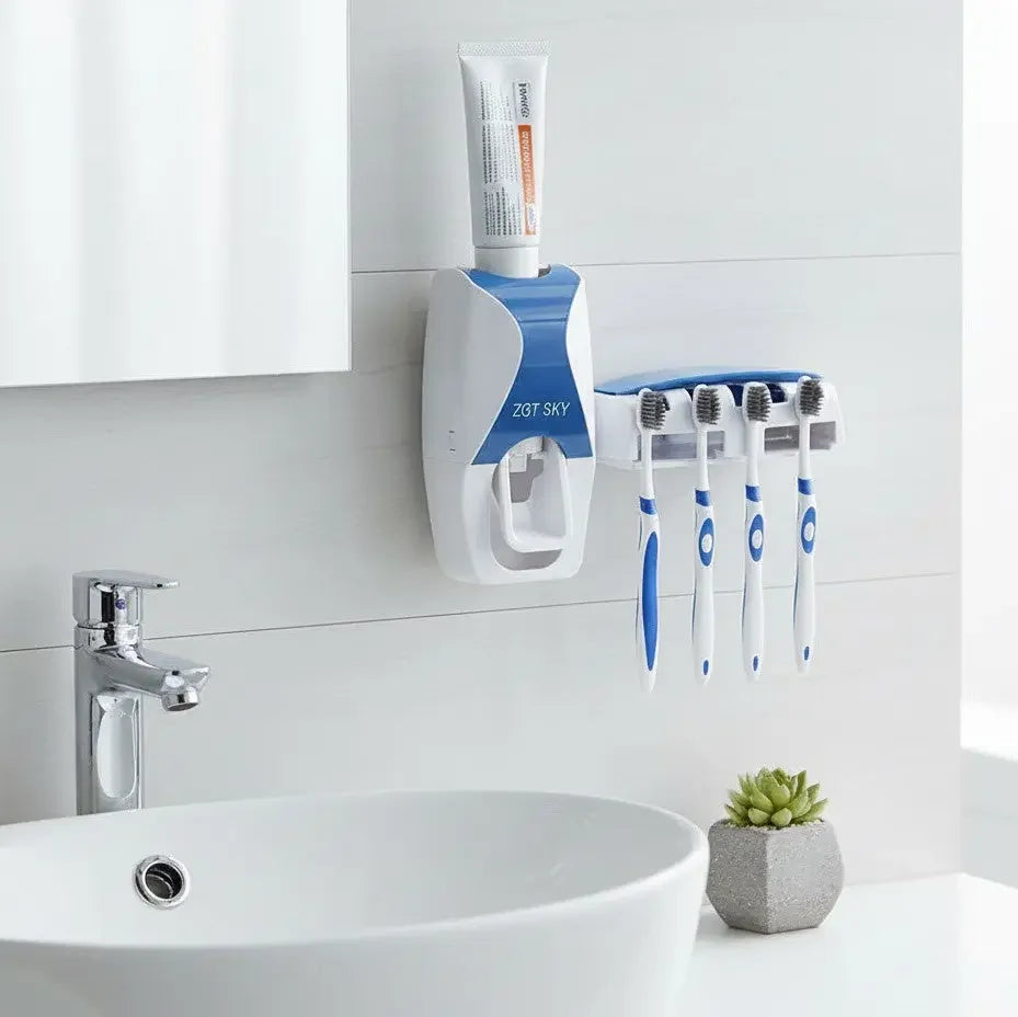 Toothbrush and Toothpaste Holder ZTSKY